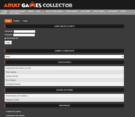 Adult Games Collector