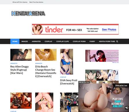 445px x 385px - Top 4 Similar Sites Like Hentai Arena (2023 Edition) - Porn Alternatives