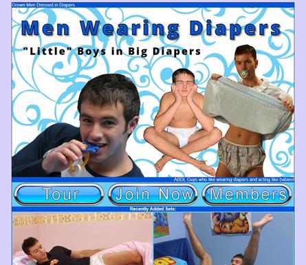 Men Wearing Diapers
